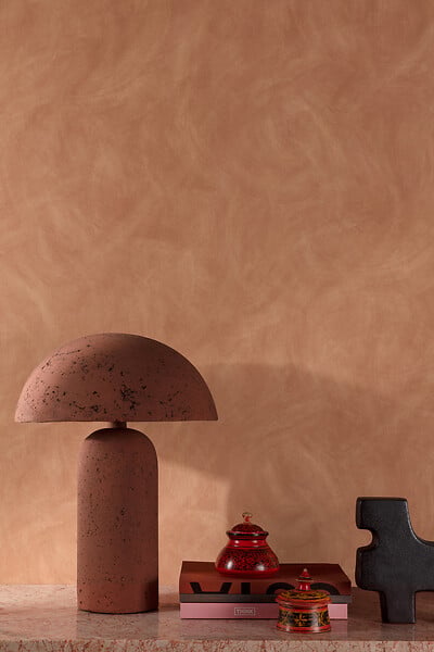 GRANDECO - P.vin/int spatule terracotta - large