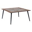 HESPERIDE - Table de jardin bistro "Lambada" céramique & graphite 8 places en acier et céramique - vignette