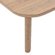 HESPERIDE - Table basse de jardin rectangulaire "Manissa" effet bois 60 x 55cm en aluminium - vignette