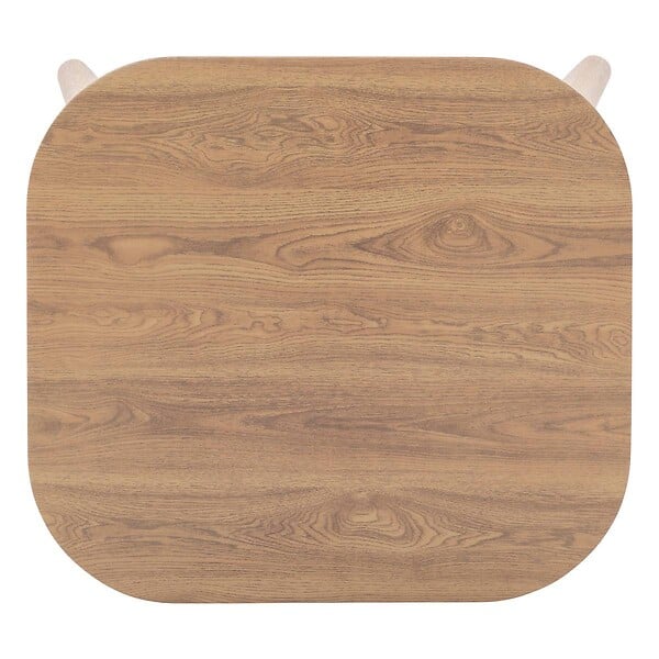 HESPERIDE - Table basse de jardin rectangulaire "Manissa" effet bois 60 x 55cm en aluminium - large