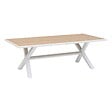 HESPERIDE - Table de jardin "Axiome" eucalyptus & blanc 8 places - vignette