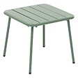 HESPERIDE - Table basse de jardin carrée "Phuket" vert olive en acier traité en époxy - vignette