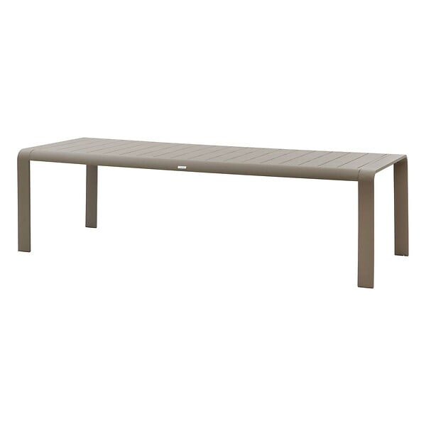HESPERIDE - Table de jardin "Domilly" café 10 places en aluminium - large