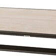 HESPERIDE - Table de jardin "Axiome" praline & marron 8 places en aluminium - vignette
