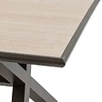 HESPERIDE - Table de jardin "Axiome" praline & marron 8 places en aluminium - vignette
