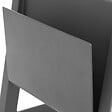 HESPERIDE - Table d'appoint de jardin carrée "Allure" graphite 55x45x55cm en aluminium traité époxy - vignette