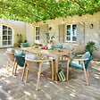 HESPERIDE - Table de jardin "Deona" 8 places en acacia - vignette