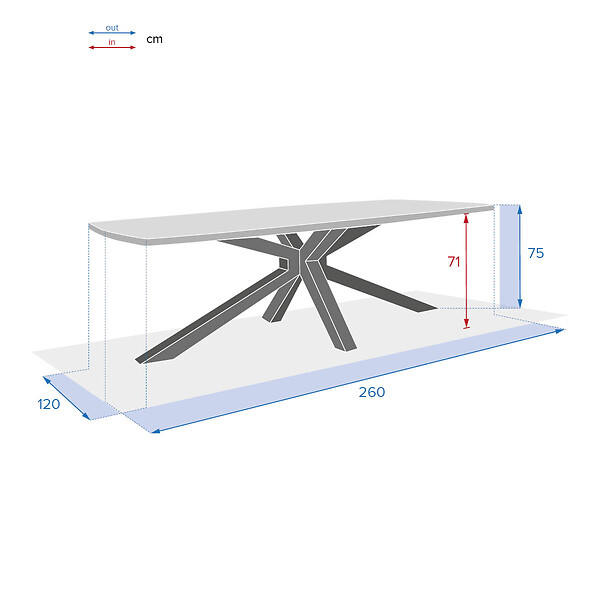 HESPERIDE - Table de jardin "Limaya" 10 places en acacia - large