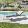 HESPERIDE - Lit de piscine "Évasion" argile 1 place - vignette