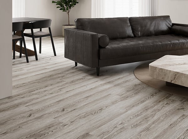 HOMELIKE - Lame PVC ADH Gris cérusé - large