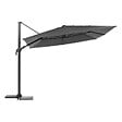 HESPERIDE - Parasol déporté rectangulaire "Melhia" anthracite 4x3m - vignette