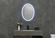 LUXURYBAIN - LuxuryBain- Miroir de salle de bain LED ovale 60x80cm à luminosité variable ovale - vignette