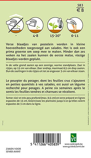 ARBORIX - Pourpier Vert - Ca. 1,5 gr (Livraison Gratuite) - large