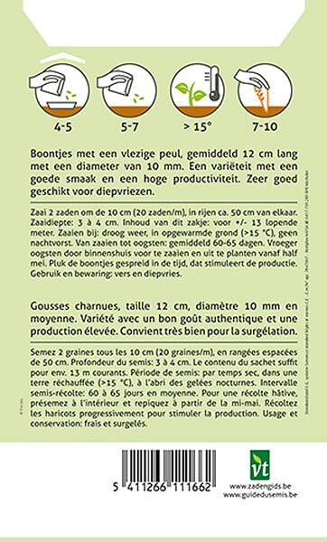 ARBORIX - Haricots Nains Montano - Ca. 50 gr (Livraison Gratuite) - large