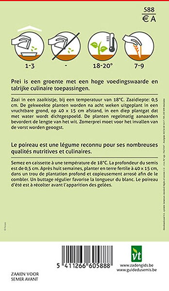 ARBORIX - Poireau D'Elbeuf - Ca. 5 gr (Livraison Gratuite) - large