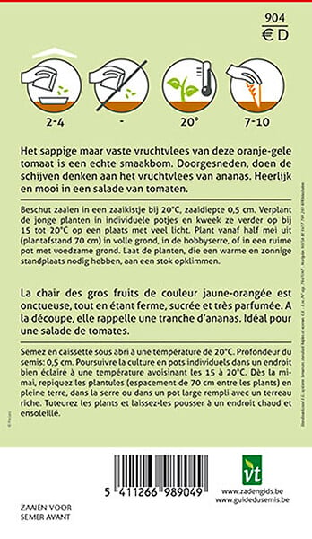 ARBORIX - Tomate Ananas - Ca. 0,2 g (Livraison Gratuite) - large