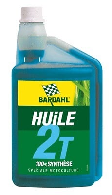 BARDAHL - Huile moteur 2 Temps BARDAHL 100% Synthèse Motoculture 1L - large