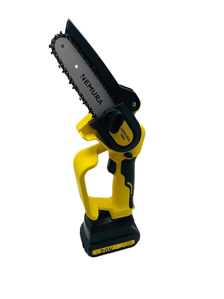 NEMURA - Mini Tronçonneuse sans fil 20V NEMURA - Coupe de 12,5cm + 2 Batteries 2Ah + Chargeur rapide - large