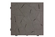 ONEK - Dalle Snaptile 38x38 cm gris foncé effet pierre en plast. recyclé - vignette