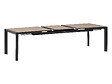 HESPERIDE - Table de jardin rectangulaire extensible alu Evasion 8/10 places effet bois - Hespéride - vignette