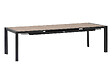 HESPERIDE - Table de jardin rectangulaire extensible alu Evasion 8/10 places effet bois - Hespéride - vignette
