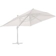 OVIALA - Toile pour parasol déporté 4x3m écru - Caserta - vignette