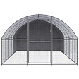 VIDAXL - vidaXL Poulailler d'extérieur 3x6x2 m Acier galvanisé - vignette