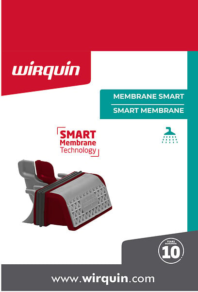 WIRQUIN - Ensemble membrane et filtre slim bonde de douche - large