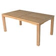 HAPPY GARDEN - Salon de jardin en teck JAVA avec chaises en aluminium vert sauge - 8 places - vignette