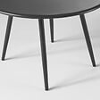 OVIALA - Lot de 2 tables basses de jardin en acier anthracite - Palavas - vignette