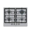 BOSCH - table de cuison gaz 60cm 4 feux 7500w inox - PGP6B5K90 - vignette