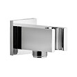THERMADOR - UDEN Prise d'eau encastrée carrée métal chromé avec support pommeau de douche - THERMADOR - AC171CR - vignette