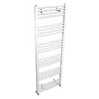 THERMADOR - Sèche-Serviettes Eau Chaude MAHANA Galbé 598W Acier Blanc - THERMADOR - MAH6001238G - vignette