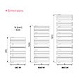 THERMADOR - Radiateur sèche-serviettes Eau Chaude WELA 647W - THERMADOR - WEL5501869 - vignette