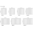 ATLANTIC - Radiateur électrique ACCESSIO chaleur douce 1500W horizontal blanc ATLANTIC 524915 - vignette