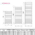 THERMADOR - Radiateur sèche-serviettes HITA Electrique Soufflant 500 + 1000W - THERMADOR - HIT5001004ES - vignette