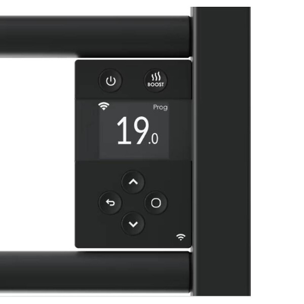 THERMOR - Sèche-serviettes électrique connecté Riva 5 - 750W - Sans soufflerie - Noir - large