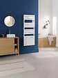 THERMOR - Radiateur sèche-serviettes électrique Riviera 2 - Sans soufflerie - 500W - Blanc satin - vignette