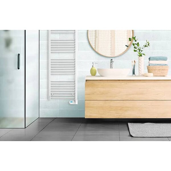 INTUIS - Sèche serviette Nao 2 Intuis - Etroit - Fluide caloporteur - 500W - large