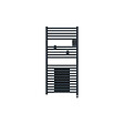 THERMOR - Sèche-serviettes connecté Riva 5 avec soufflerie 1500W Gris ardoise - THERMOR - 471636 - vignette