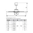 VORTICE - Ventilateur plafonnier d'intérieur à pâles modulaires blanc 180 cm - VORTICE - VPNECO180 - vignette