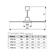 VORTICE - Ventilateur plaf rév Ronce de noyer ø140 - vignette