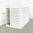 DECOCLIM - Face dos pour cache en aluminium blanc extension XL Plus - DECOCLIM-23AXL9010-DOSP - vignette
