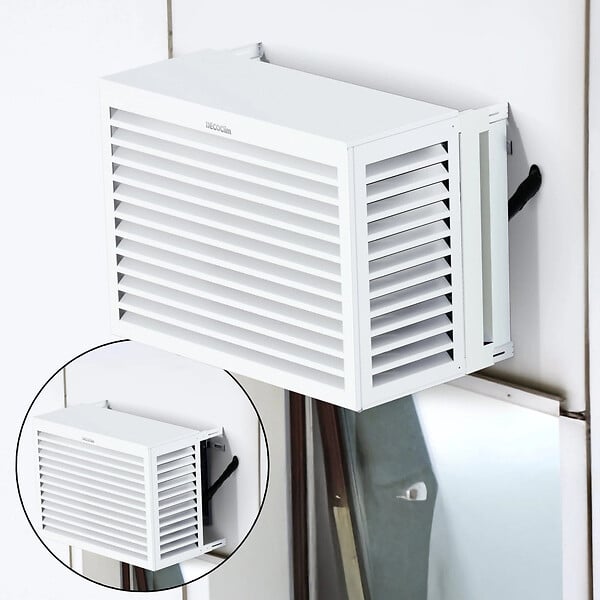 DECOCLIM - Lot de 2 joues latérales en alu blanc taille XL - DECOCLIM - DECOCLIM-23AXL9010-JLAT - large
