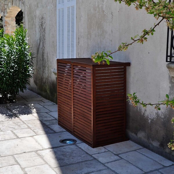 DECOCLIM - Cache unité extérieure en bois taille XL - DECOCLIM - DECOCLIM-BXL - large