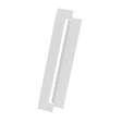 DECOCLIM - Lot de 2 joues latérales en alu blanc taille M - DECOCLIM - DECOCLIM-23AM9010-JLAT - vignette