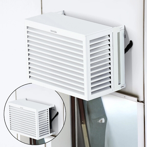 DECOCLIM - Lot de 2 joues latérales en alu blanc crème taille M - DECOCLIM - DECOCLIM-23AM9001-JLAT - large