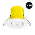 SOLUM - Kit de 10 spots ORION CCT IP65 RE2020. 6W. 600lm. 40. dimmable. 2700-3000-4000K - SOLUM - S0250690D - vignette