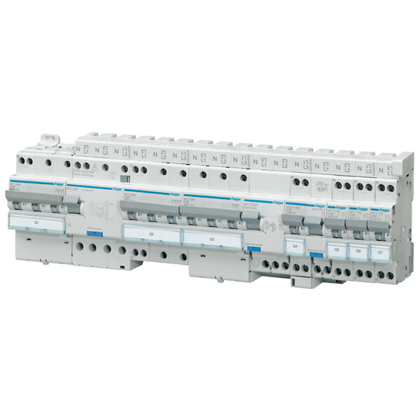 HAGER - Disjoncteur différentiel 1P+N 3kA C-16A 30mA type Haute Immunité - HAGER - ADH716F - large
