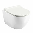 RAVAK - Ravak Uni Chrome cuvette suspendu, sans bride, fixations invisibles + abattant softclose, blanc (UniRimless) - vignette